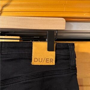 DU/ER Men's Black Chinos
